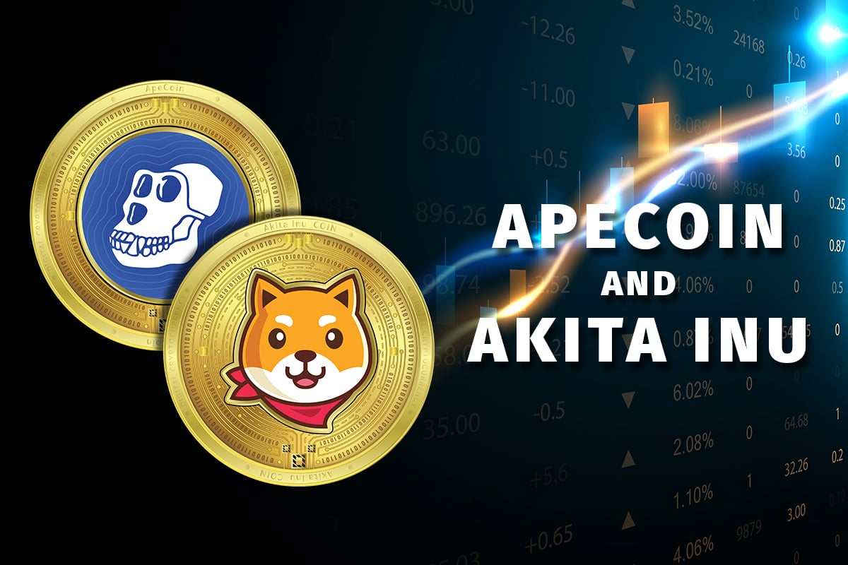 ApeCoin и Akita Inu: Akita достигла годового минимума